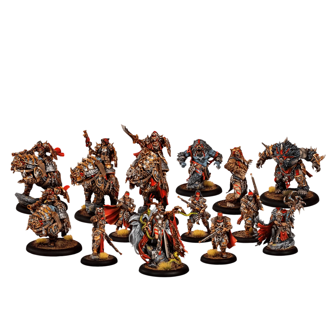 Khador Old Umbrey Auxiliary Expansion (Unpainted) (Assembled)