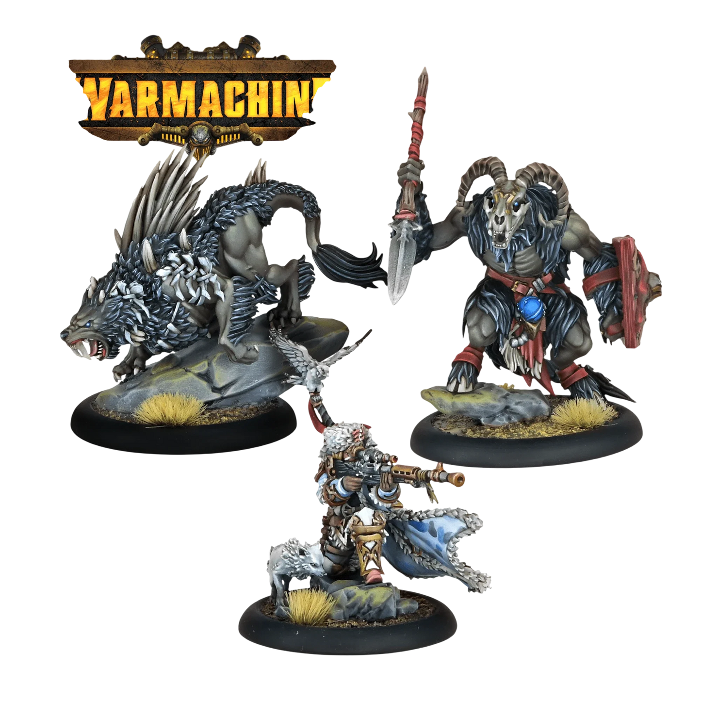 Khador Old Umbrey Battlegroup Box (Unpainted) (Assembled)