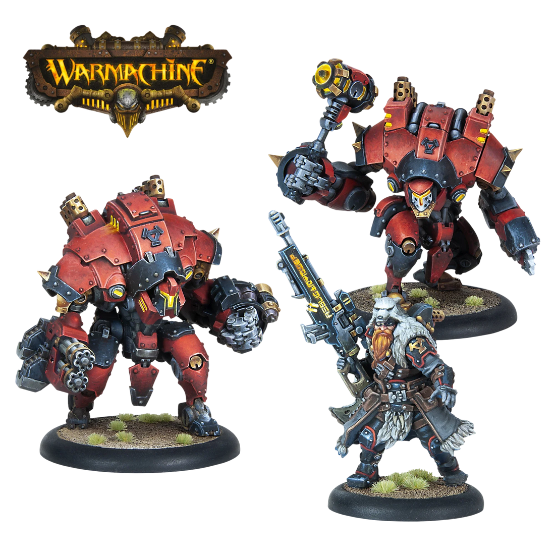 Khador Winter Korps Battlegroup Box (Unpainted) (Assembled)