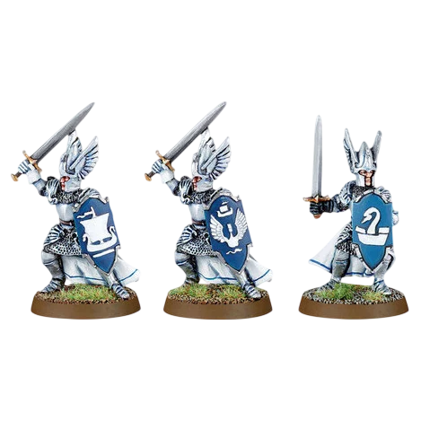 Knights of Dol Amroth on Foot (Custom Painted) (Assembled)