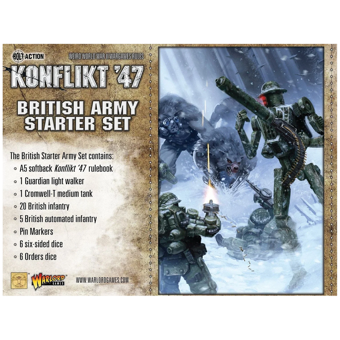 Konflikt '47 British Starter Set (Custom Painted) (Assembled)
