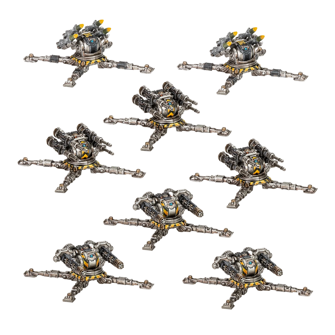 Legions Imperialis: Araknae Weapons Platform Batteries (Unpainted) (Assembled)