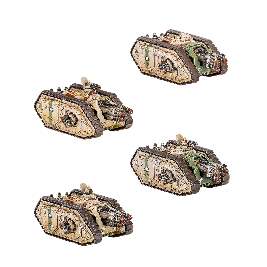 Legions Imperialis: Cerberus Heavy Tank Destroyer Squadron (Custom Painted) (Assembled)