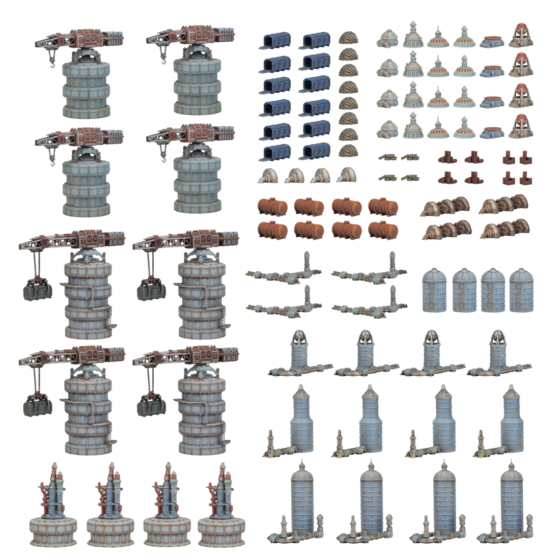 Legions Imperialis: Manufactorum Imperialis Sector (Custom Painted) (Assembled)