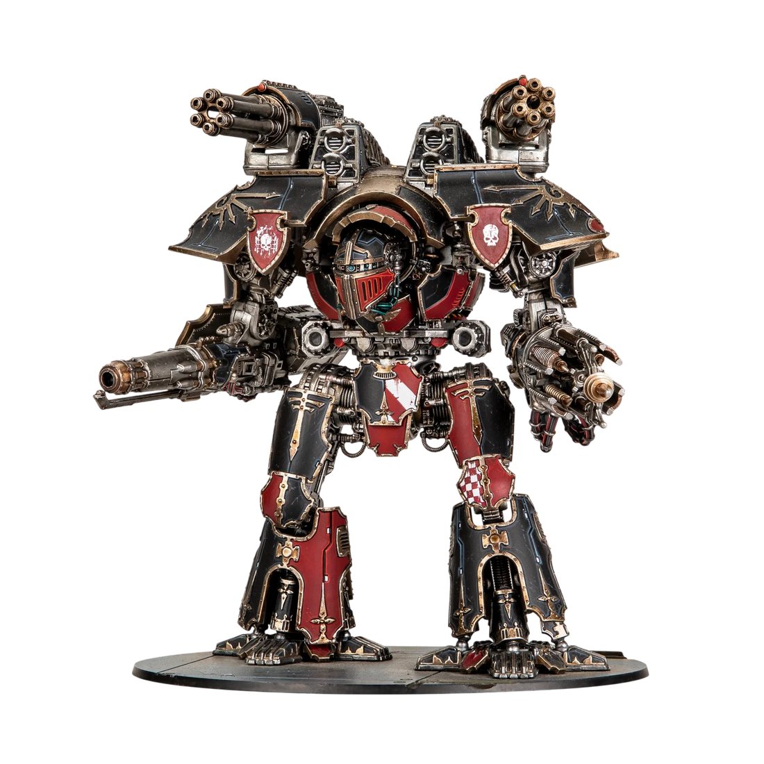 Legions Imperialis: Warlord Titan with Quake Cannon and Conversion Beam Extirpator (Custom Painted) (Assembled)