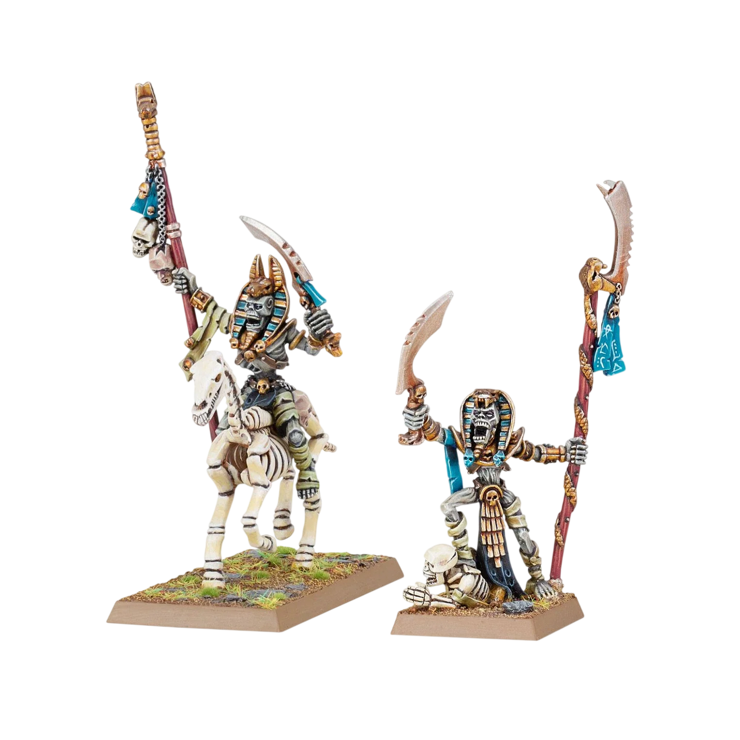 Liche Priest on Foot and Mounted (New on Sprue)