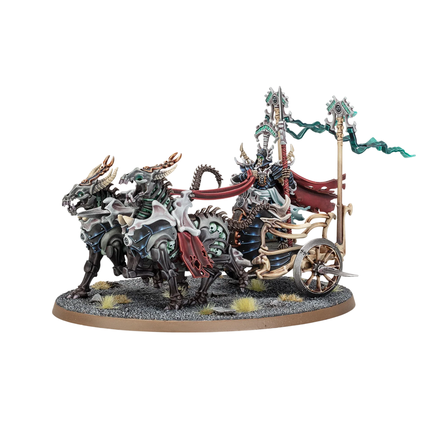 Liege-Kavalos on War Chariot (Unpainted) (Assembled)
