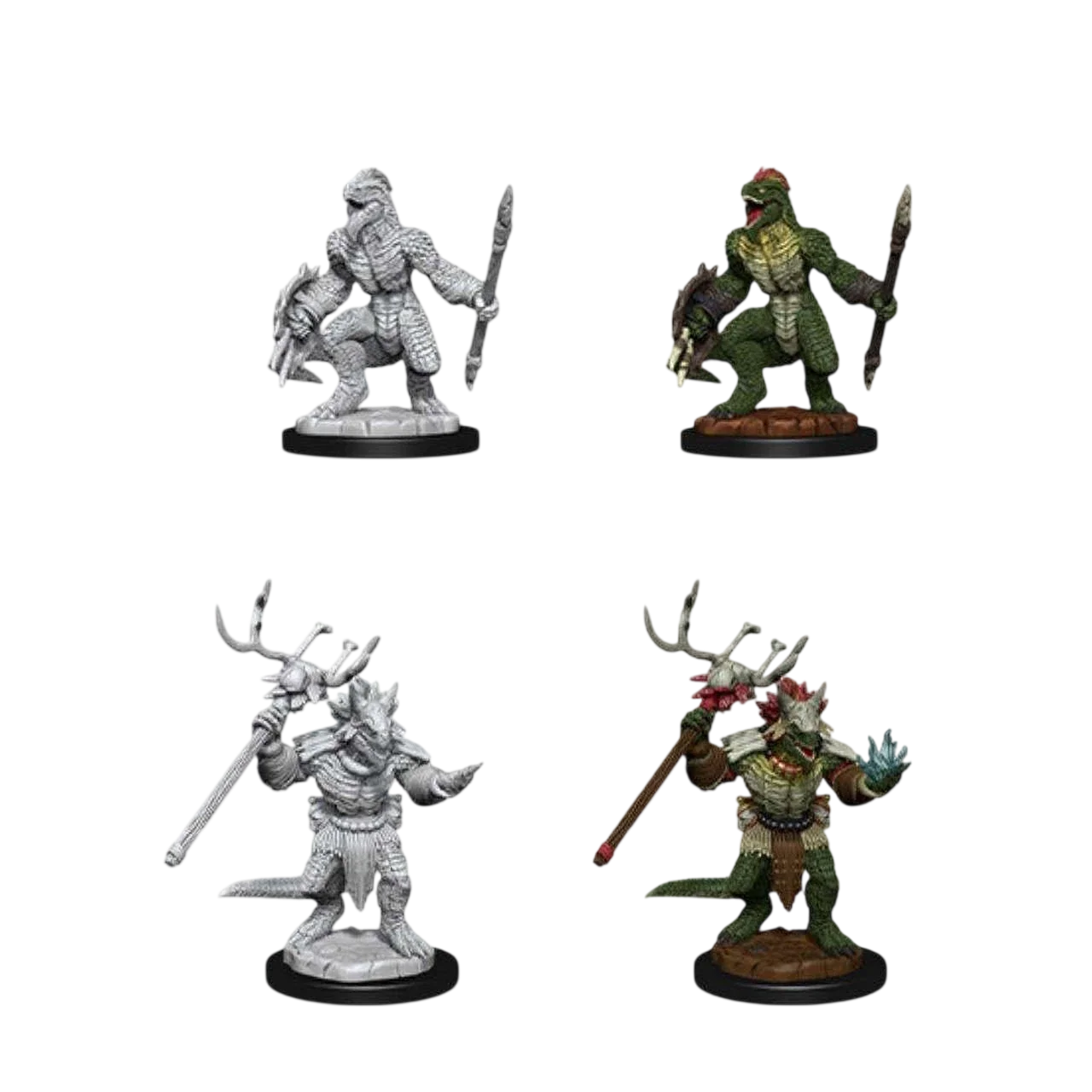 Lizardfolk & Lizardfolk Shaman (Unpainted)
