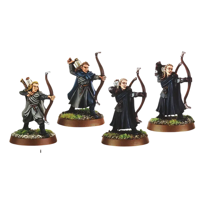Lorien Elf Bowmen (Unpainted) (Assembled)