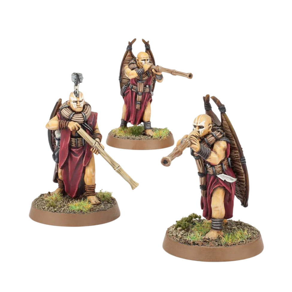Mahûd Warriors with Blowpipes (Unpainted) (Assembled)