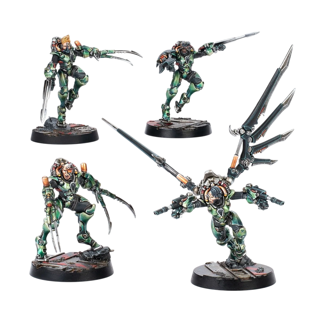 Malcadon, Yeld, and Jakara Spyre Hunters (Custom Painted) (Assembled)