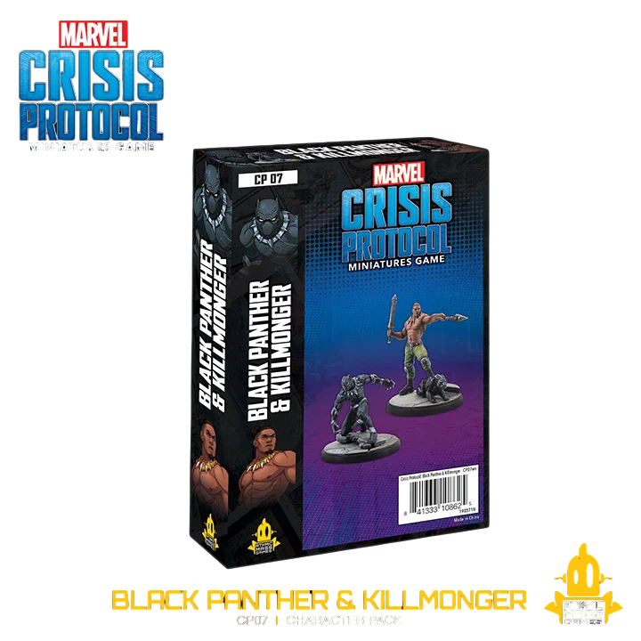 Marvel: Crisis Protocol - Black Panther & Killmonger (New on Sprue)