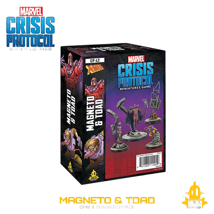 Marvel: Crisis Protocol - Magneto & Toad (New on Sprue)