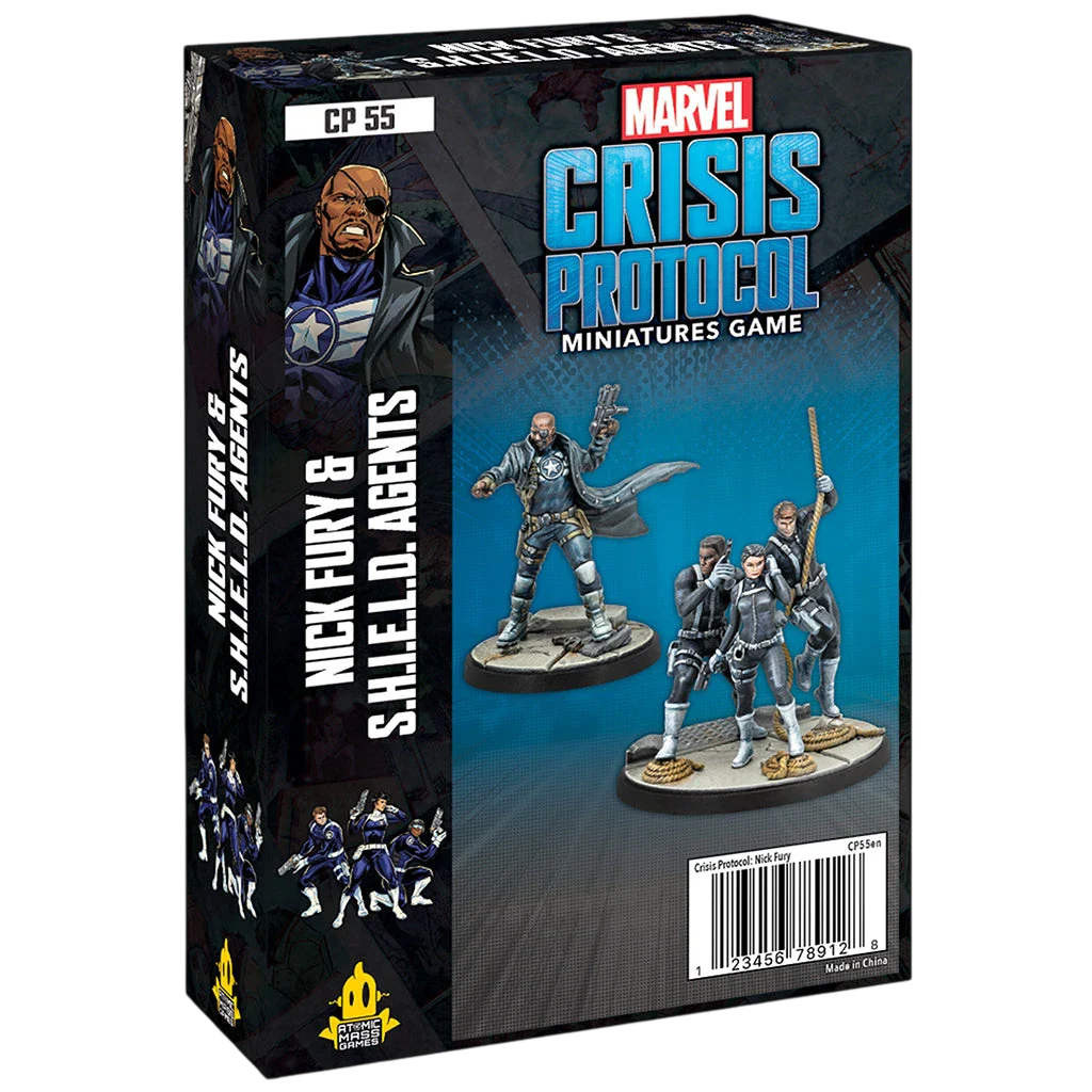Marvel: Crisis Protocol - Nick Fury & S.H.I.E.L.D. Agents (Custom Painted) (Assembled)