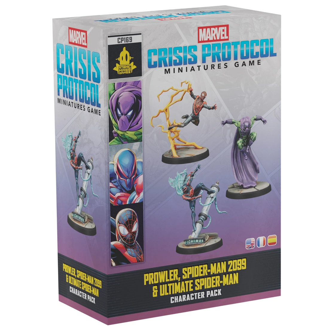 Marvel: Crisis Protocol - Prowler, Spider-Man 2099 & Ultimate Spider-Man (Unpainted) (Assembled)
