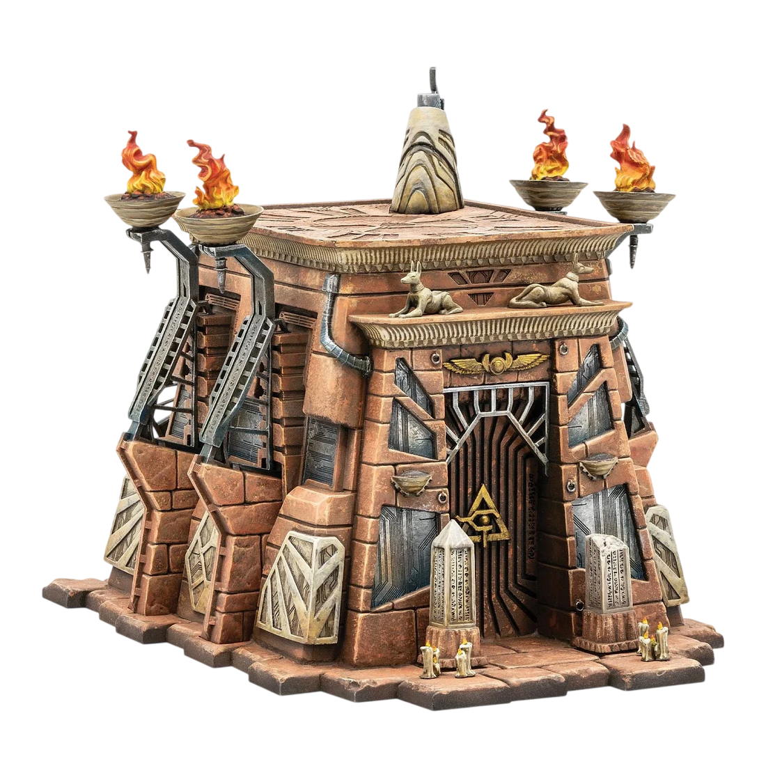 Marvel: Crisis Protocol - Shrine to En Sabah Nur Terrain Pack (Custom Painted) (Assembled)