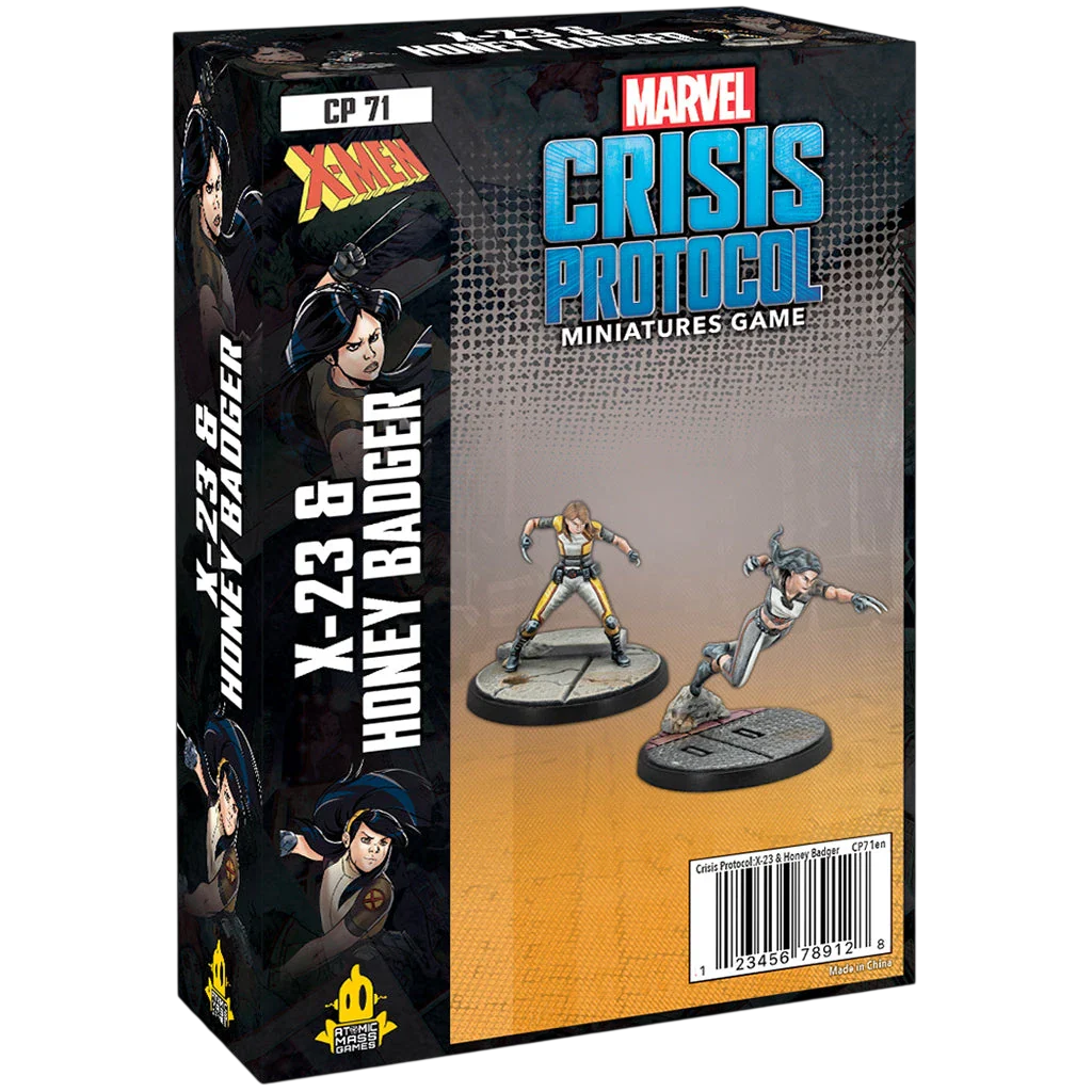 X-23 & Honey Badger (Unpainted) (Assembled)