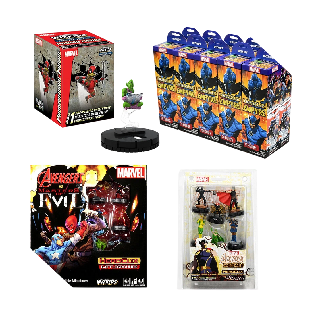 Marvel HeroClix: Avengers Across the Multiverse Bundle (Prepainted)