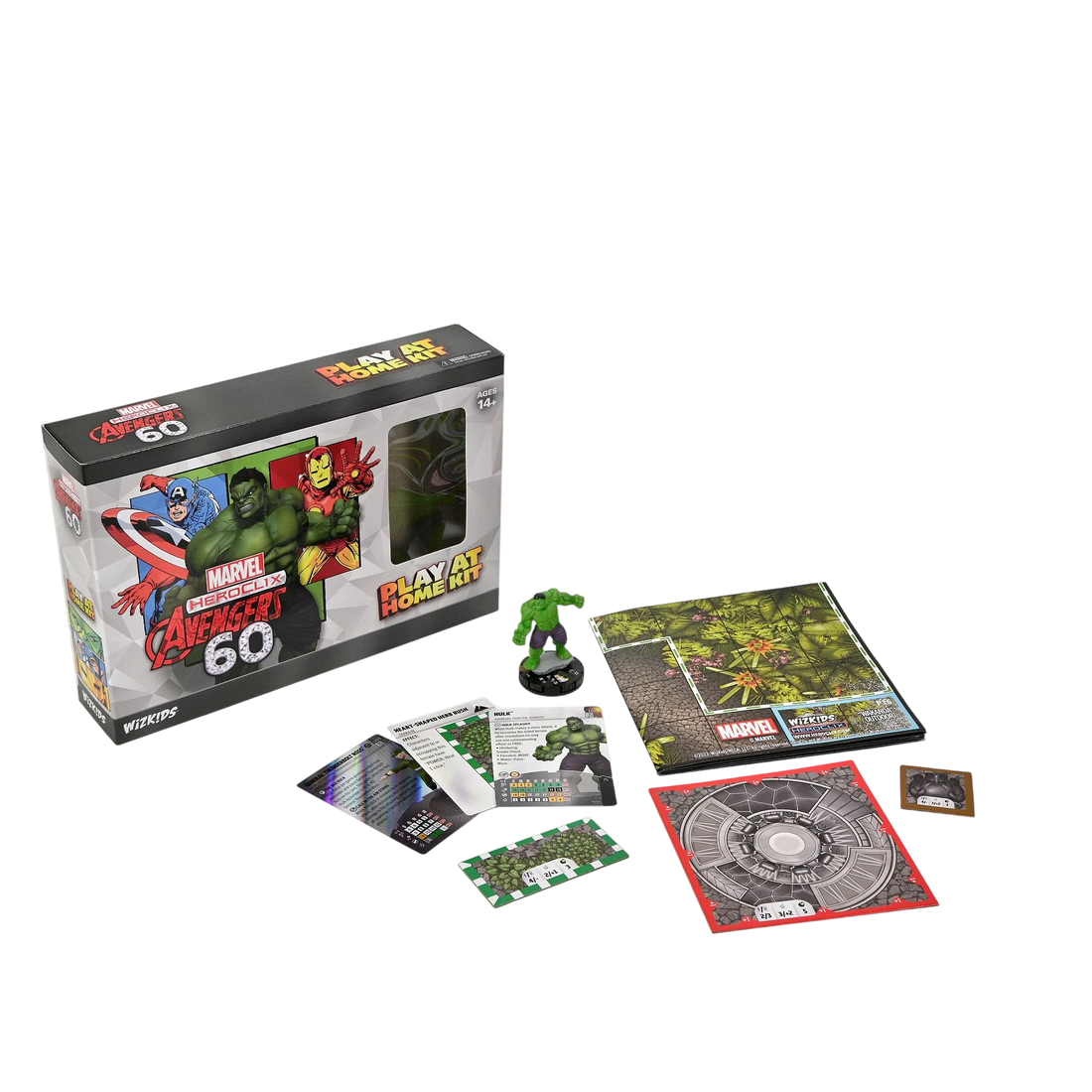 Marvel HeroClix: Avengers 60th Anniversary Play at Home Kit Hulk (New in Box)