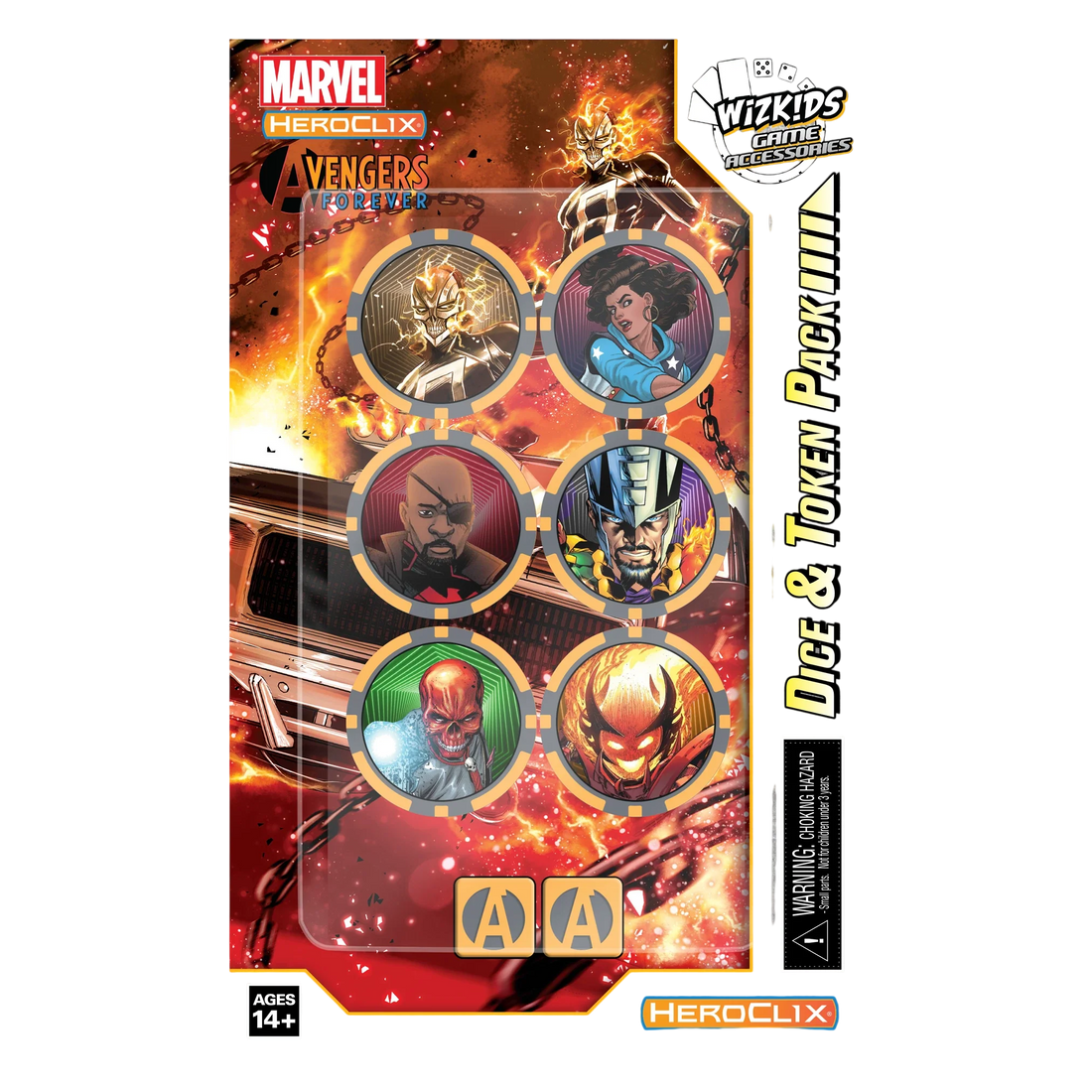 Marvel HeroClix: Avengers Forever Dice and Token Pack Ghost Rider (New in Box)