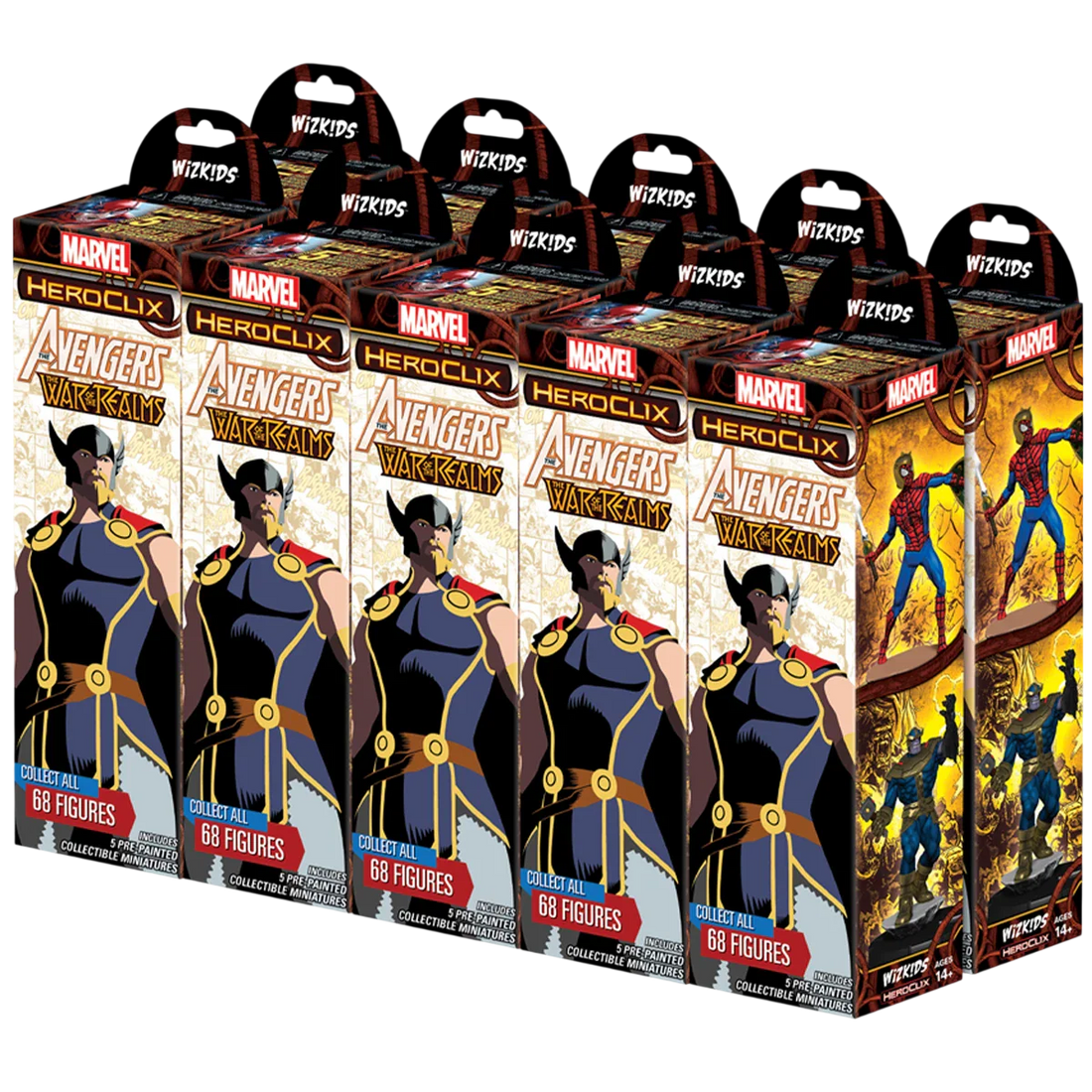 Marvel HeroClix: Avengers War of the Realms Booster Brick (Prepainted)