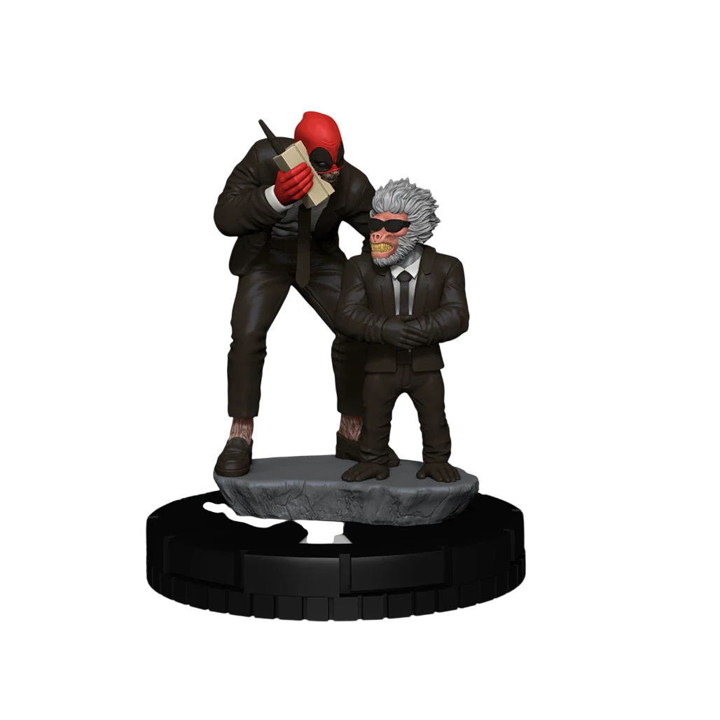 Marvel HeroClix: Deadpool and Hit-Monkey Heist Pack (Custom Painted)