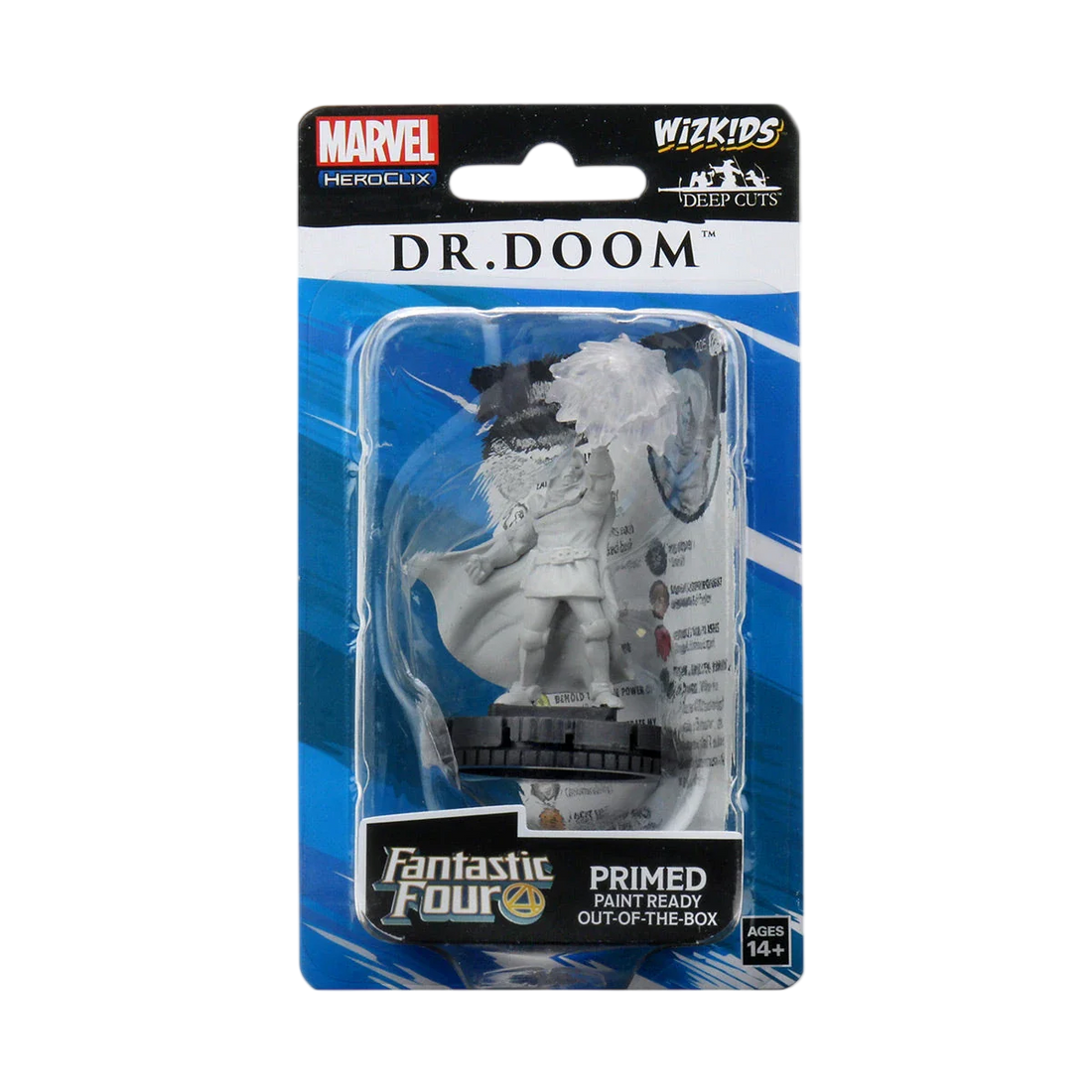 Marvel HeroClix Deep Cuts Unpainted Miniatures: Dr. Doom (New in Box)