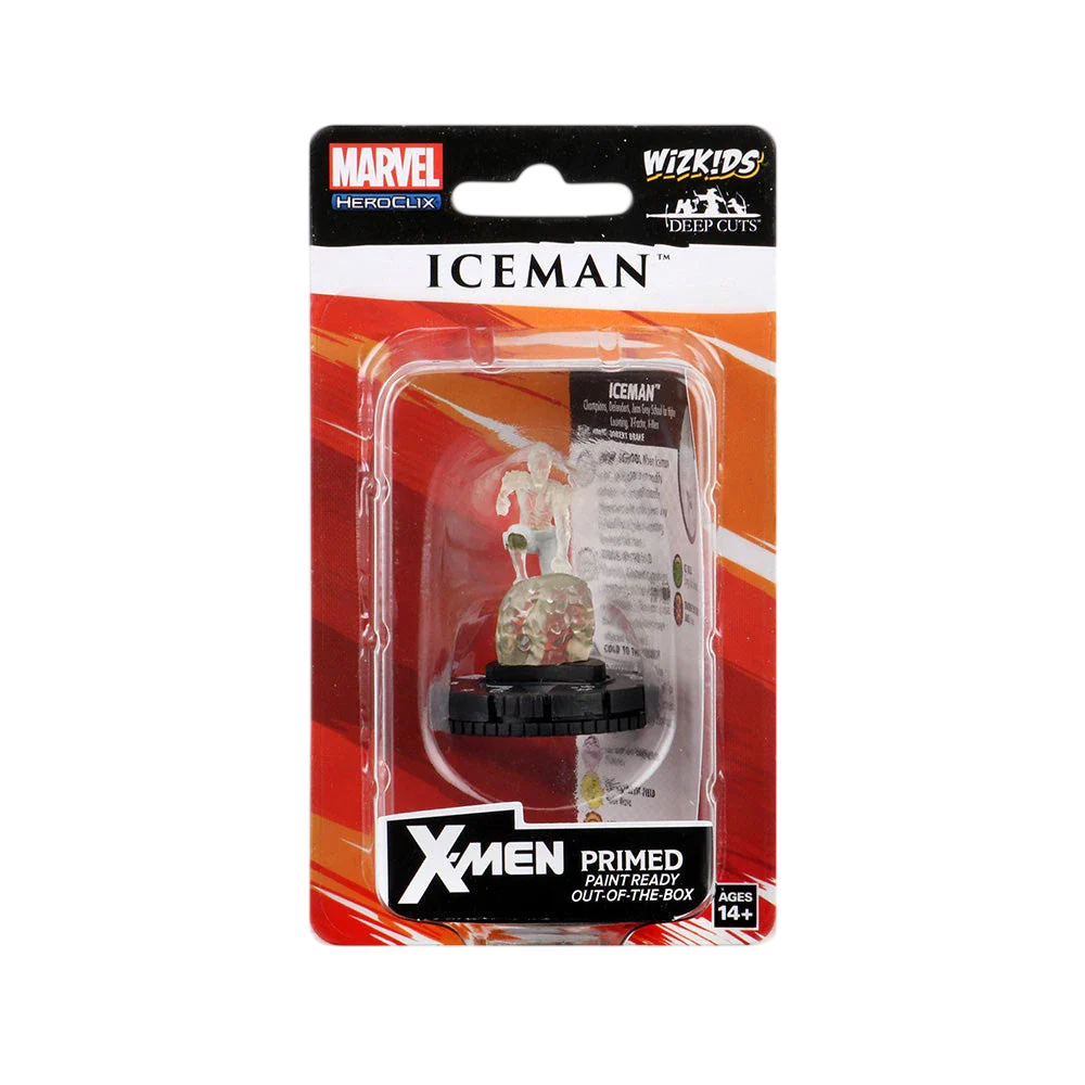 Marvel HeroClix Deep Cuts Unpainted Miniatures: Iceman (Unpainted)
