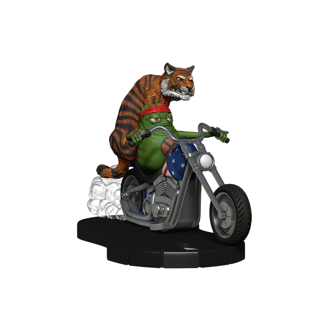 Marvel HeroClix: Doop on Motorcycle with Tiger (Prepainted)