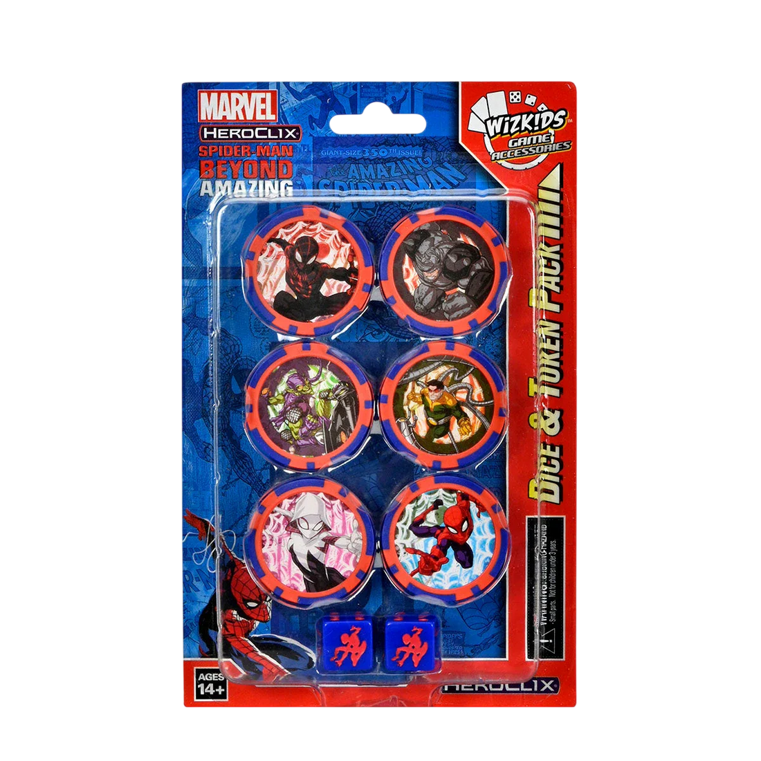 Marvel HeroClix: Spider-Man Beyond Amazing Dice & Token Pack (New in Box)