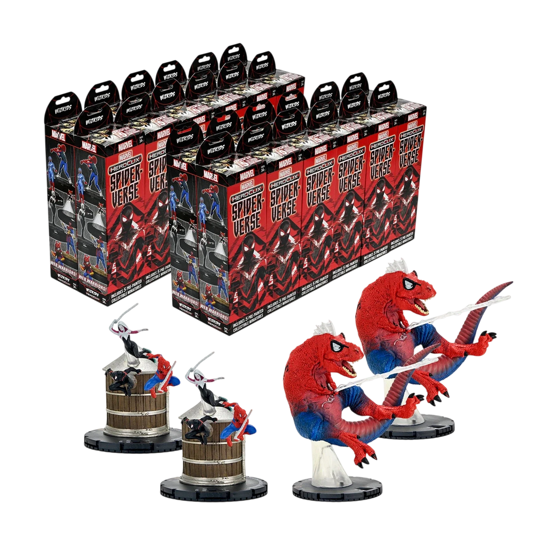 Marvel HeroClix: Spider-Verse Case Bundle (Custom Painted)