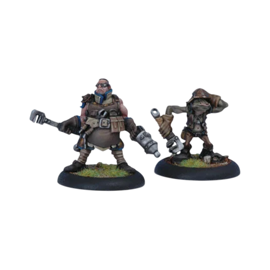Mechanik & Goblin Bodger (Custom Painted) (Assembled)