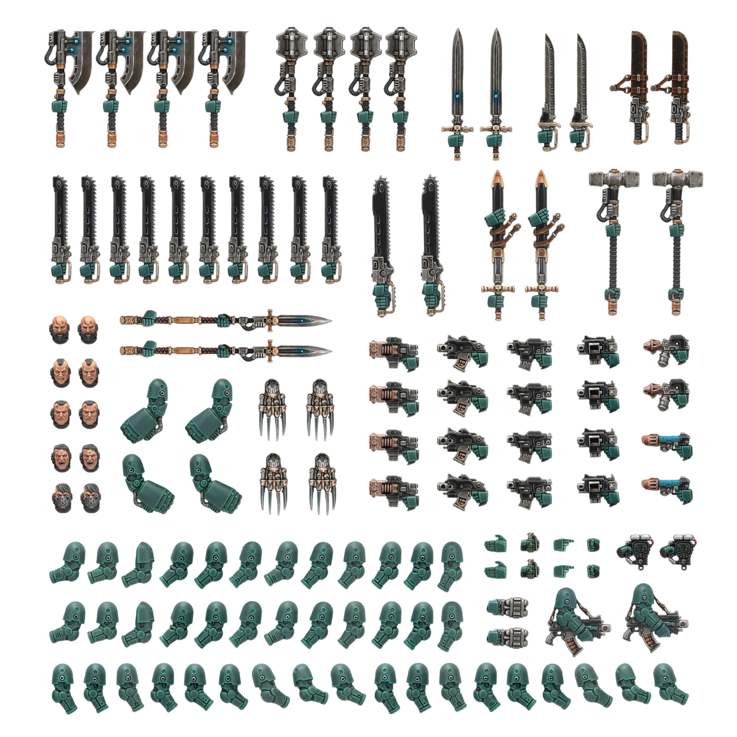 Melee Weapons Upgrade Set (New on Sprue)