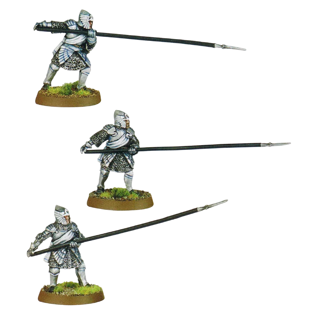 Men-at-Arms of Dol Amroth (Unpainted) (Assembled)