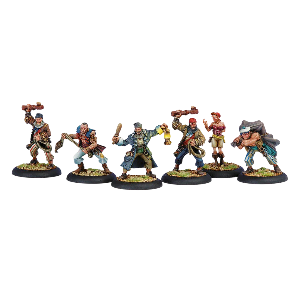 Mercenary Privateer Press Gan g (Custom Painted) (Assembled)