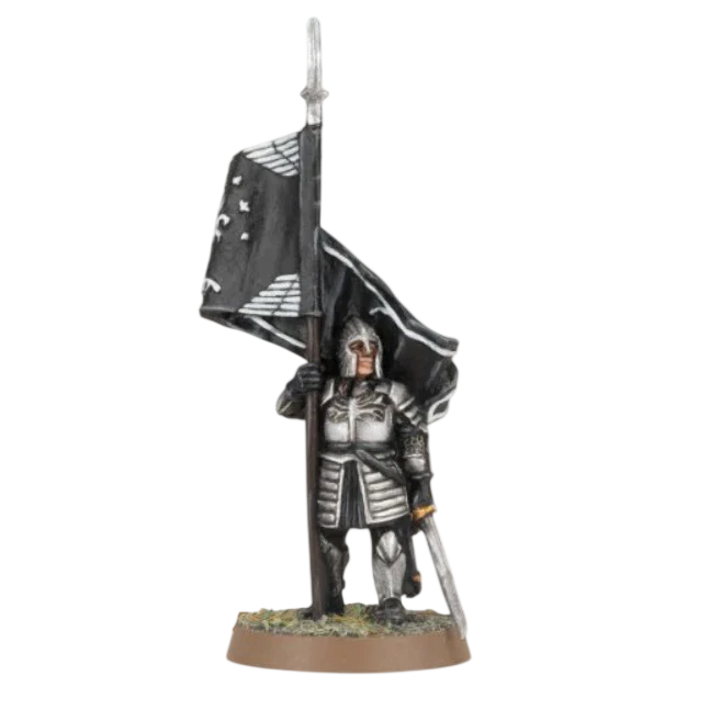 Minas Tirith Banner Bearer #1 (Custom Painted) (Assembled)