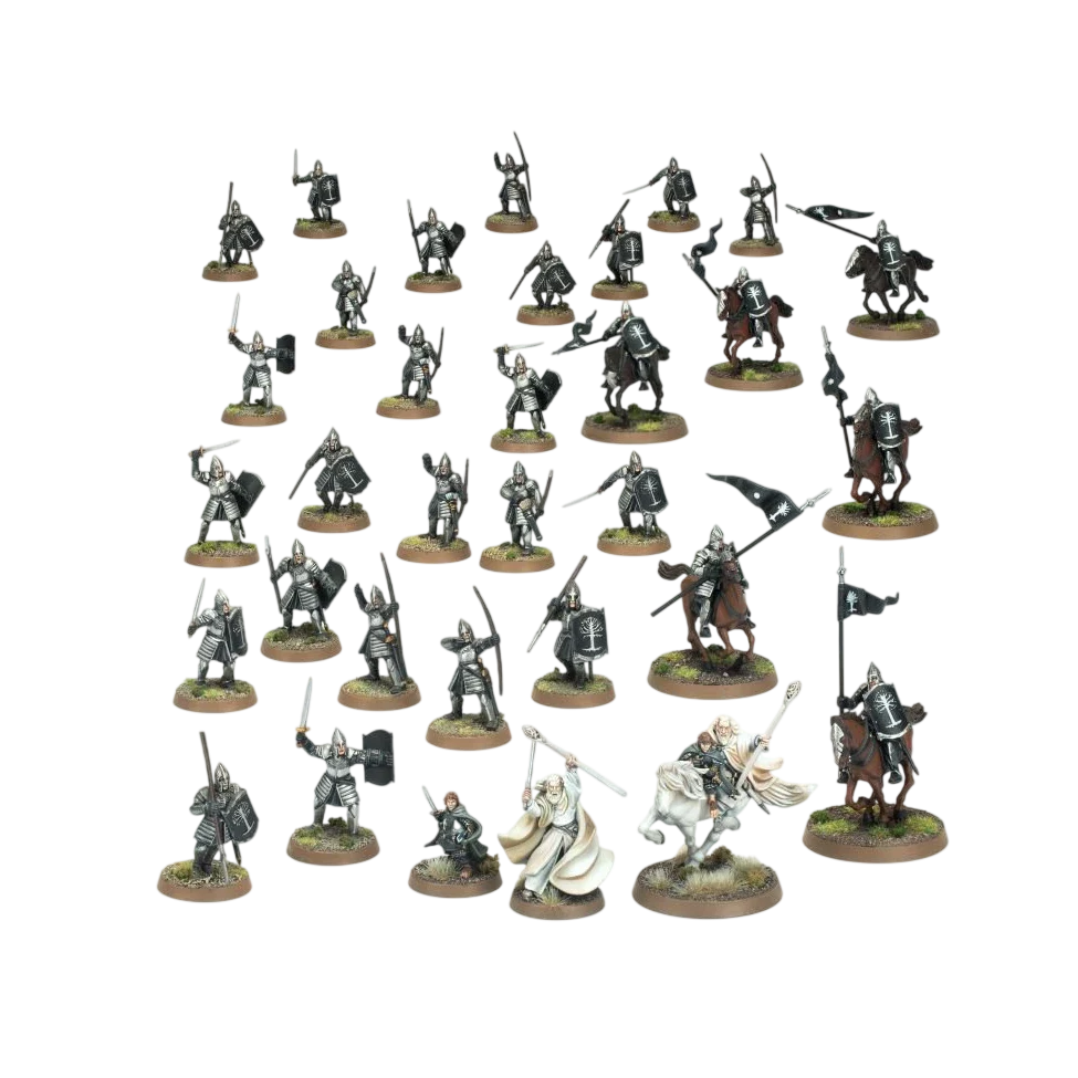 Minas Tirith™ Battlehost (Custom Painted) (Assembled)