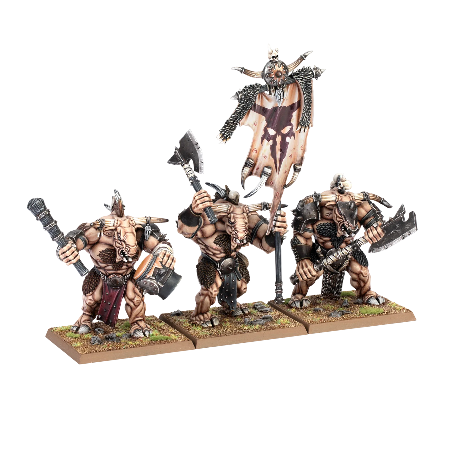 Minotaur Herd (Custom Painted) (Assembled) from Warhammer: The Old World
