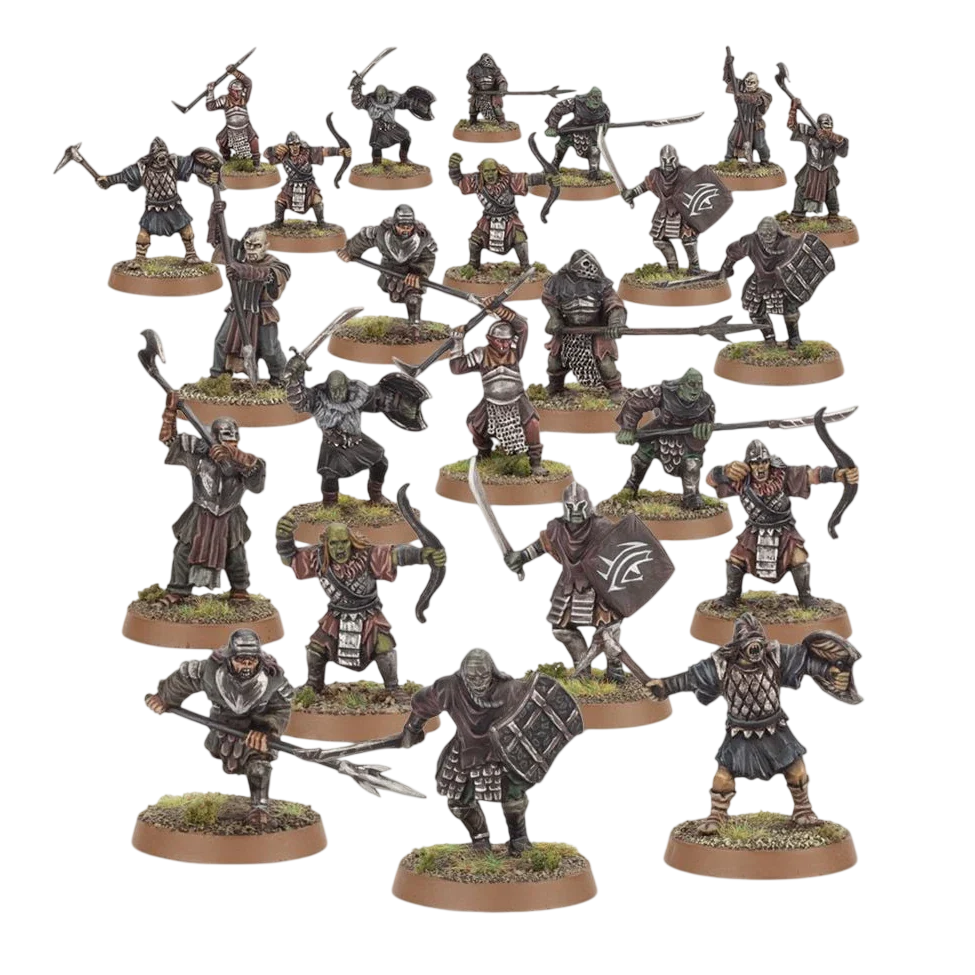 Mordor Orcs (Unpainted) (Assembled)