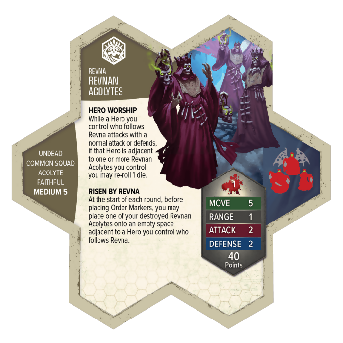 Revnan Acolytes & Grave Grim Common Army Expansion Prepainted New in Box Revnan Acolytes & Grave Grim From Heroscape Boiling Tension: