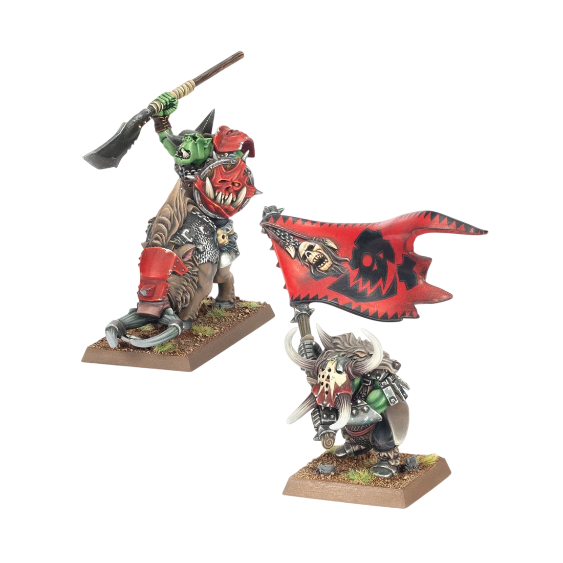 Orc Bosses (Custom Painted) (Assembled)