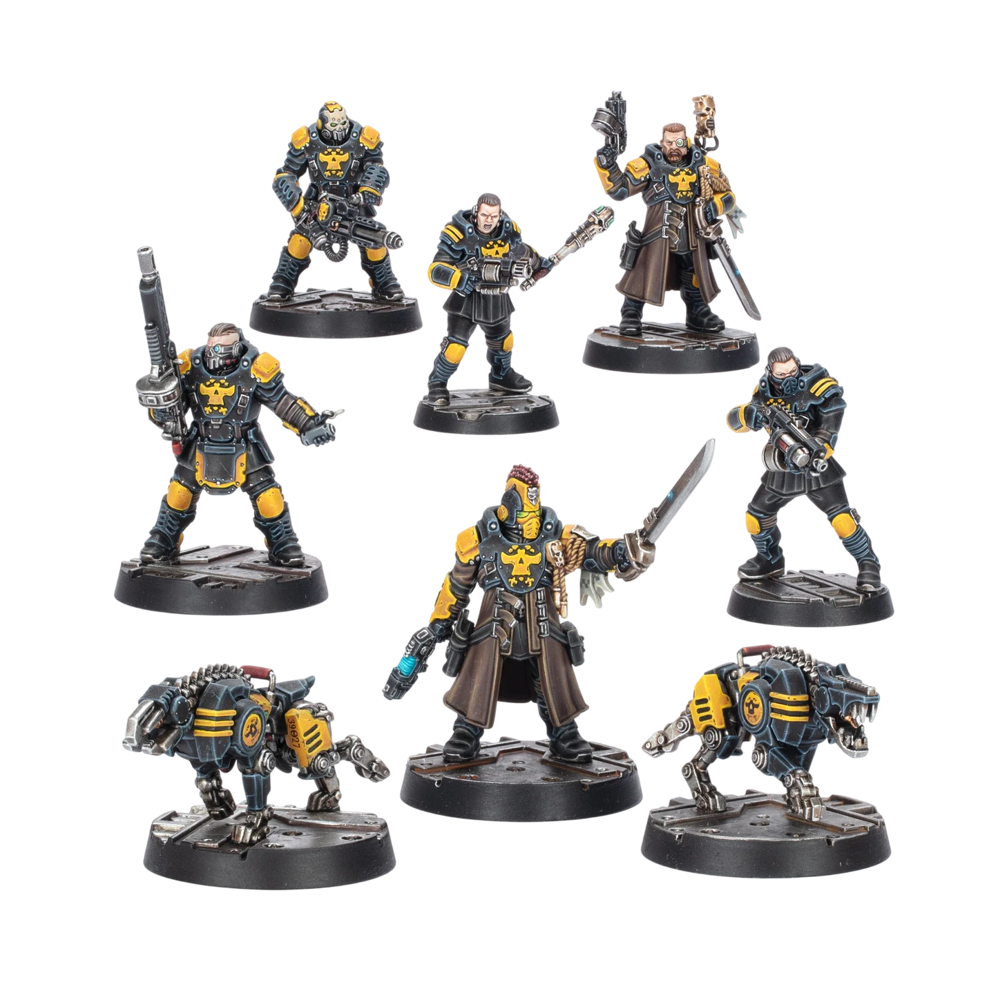 Palanite Enforcer Captains & Sergeants (Custom Painted) (Assembled)