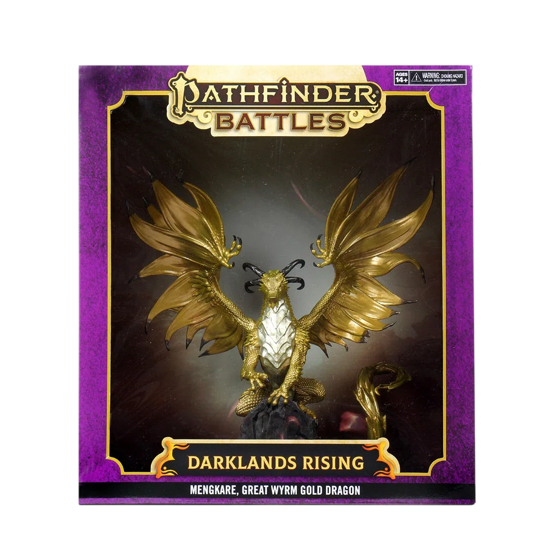 Pathfinder Battles: Darklands Rising: Mengkare, Great Wyrm Premium Set (Prepainted)
