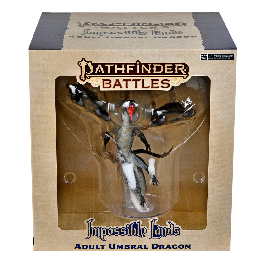 Pathfinder Battles: Impossible Lands: Adult Umbral Dragon Boxed Figure (Prepainted) (New in Box)