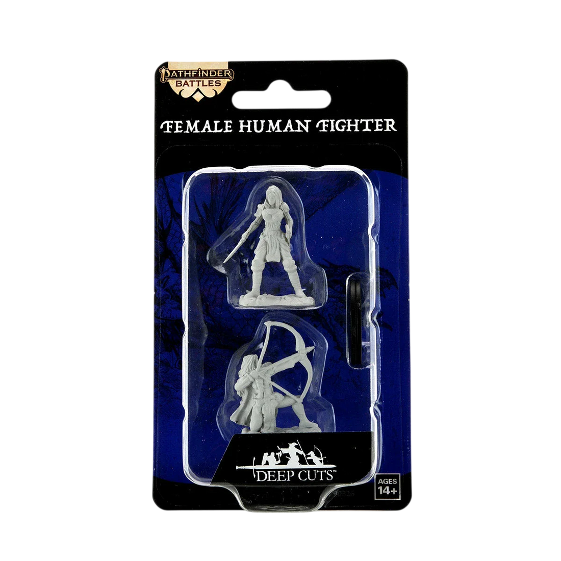Pathfinder Deep Cuts: Human Fighter Female (Unpainted)