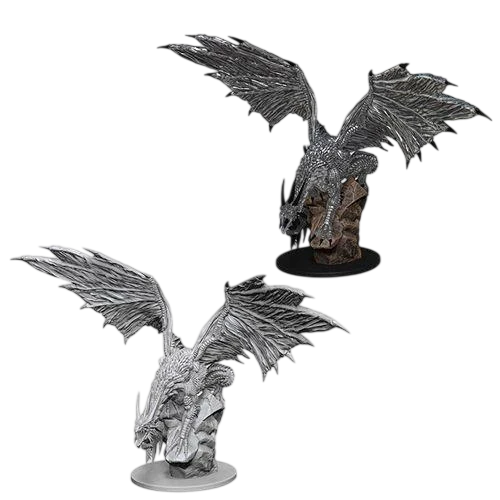 Pathfinder Deep Cuts: Silver Dragon (Unpainted)
