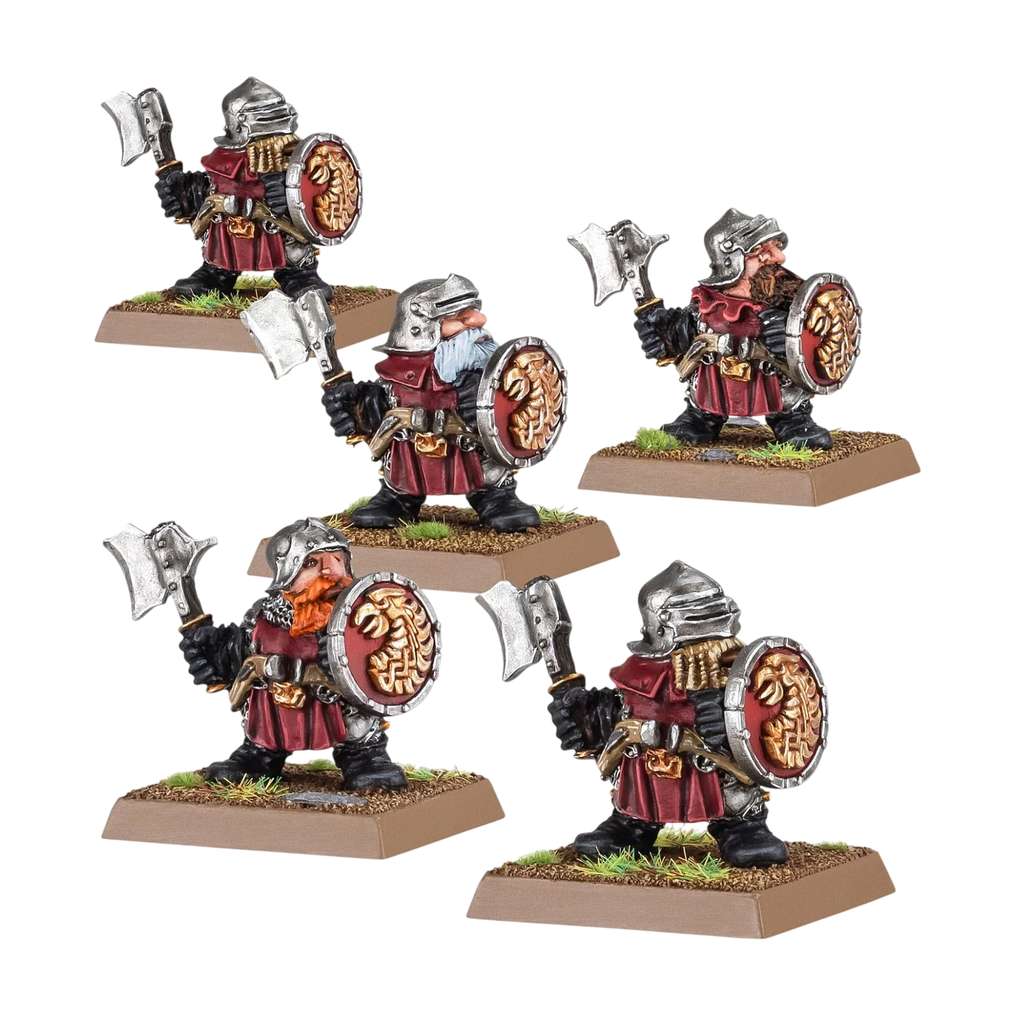 Prince Ulther's Dragon Company Warriors (New on Sprue)