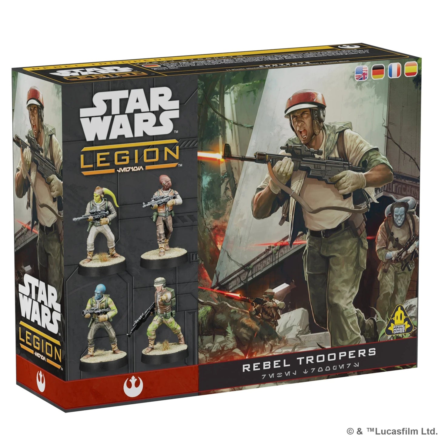 Rebel Troopers (Unpainted) (Assembled)