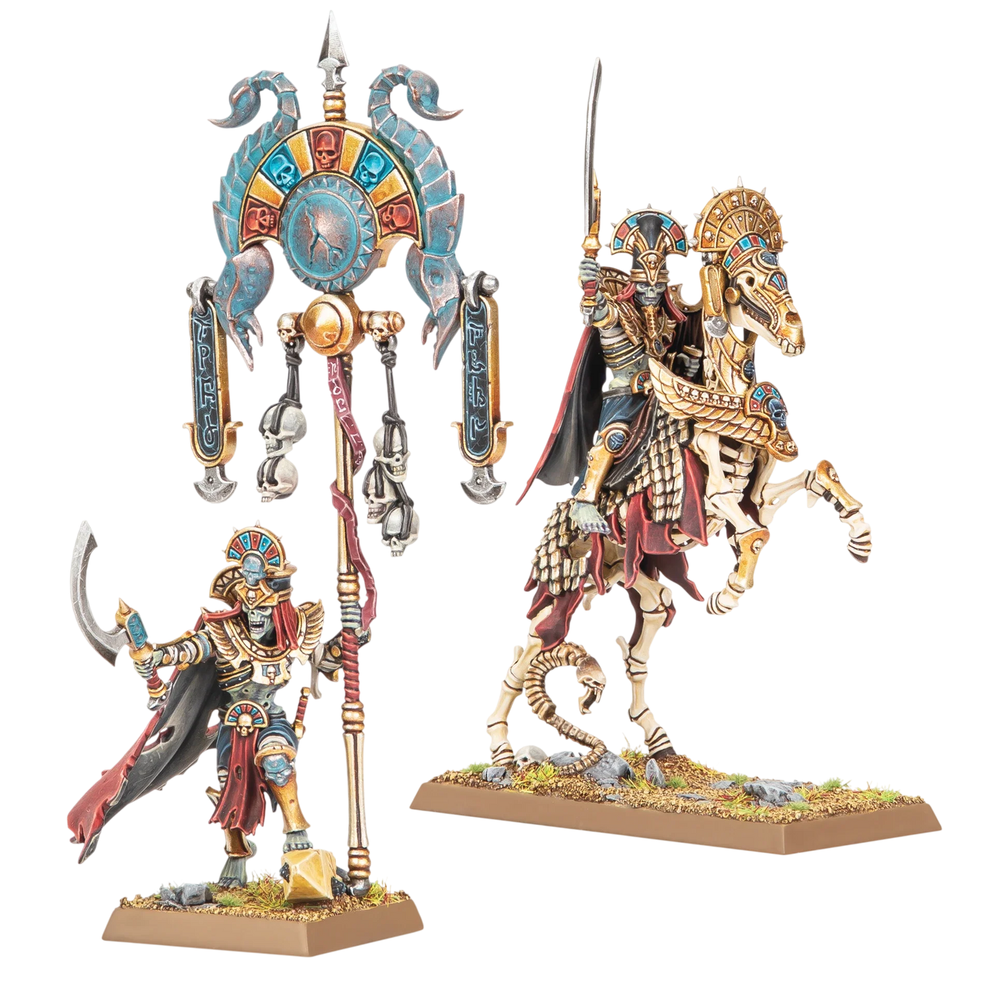 Royal Heralds (Unpainted) (Assembled) from Warhammer: The Old World