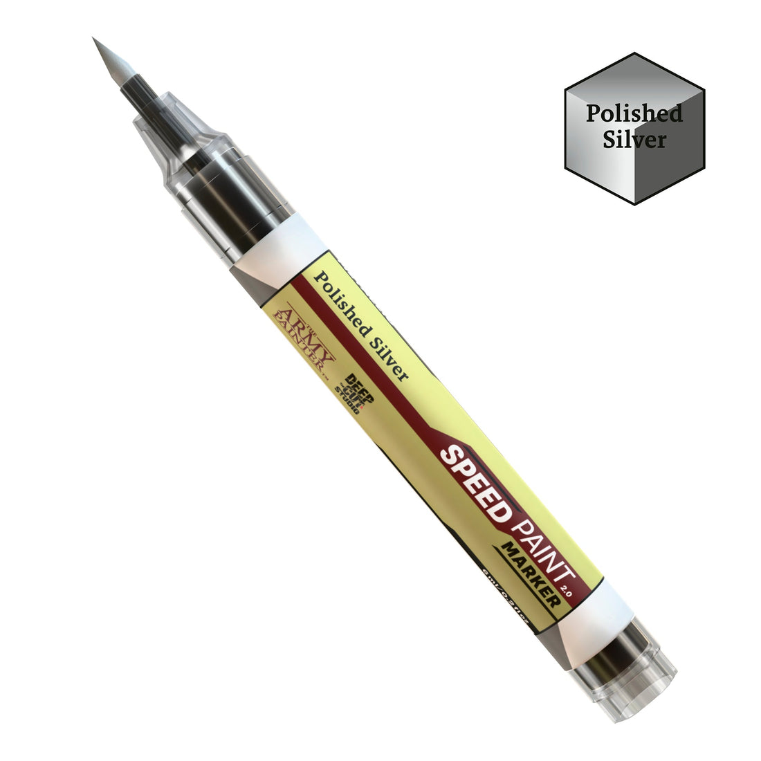 The Army Painter: Speedpaint Marker: Polished Silver (New in Box)